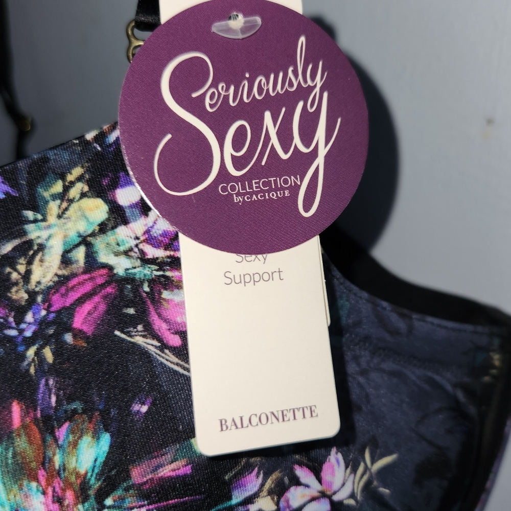 Bra Cacique 40H Balconette Seriously Sexy - Picture 3 of 6